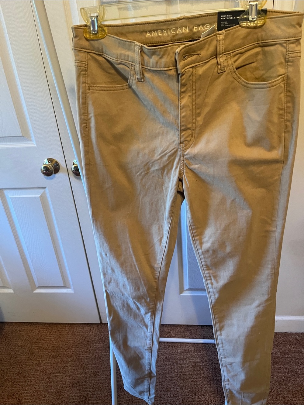 American Eagle Outfitters Tan Jeggings size 8 X Long